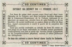50 Centimes GUINÉE  1917 P.01b SUP