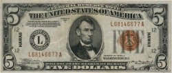 5 Dollars HAWAII  1934 P.38a MBC