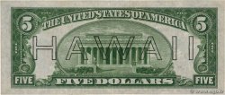 5 Dollars HAWAII  1934 P.38a VF