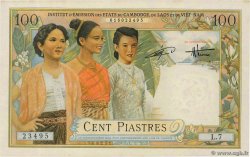 100 Piastres - 100 Dong FRENCH INDOCHINA  1954 P.108 XF-