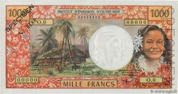 1000 Francs Spécimen NUOVE EBRIDI  1971 P.17s q.FDC