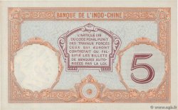 5 Francs TAHITI  1936 P.11c AU+