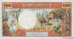 1000 Francs Spécimen TAHITI Papeete 1969 P.26s FDC