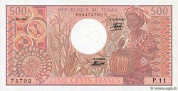 500 Francs CHAD  1984 P.06 SC+