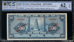 500 Dong Spécimen SOUTH VIETNAM  1955 P.10s UNC-