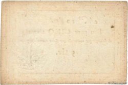 5 Livres FRANCE Regionalismus und verschiedenen Lyon 1793 Kol.134 VZ