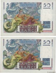 50 Francs LE VERRIER Consécutifs FRANCE  1946 F.20.02 pr.SPL