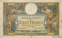 100 Francs LUC OLIVIER MERSON avec LOM FRANCE  1909 F.22.02