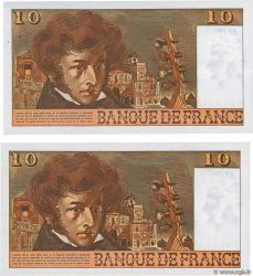 10 Francs BERLIOZ Consécutifs FRANCE  1978 F.63.25 UNC
