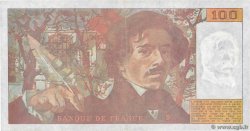 100 Francs DELACROIX imprimé en continu FRANCIA  1990 F.69bis.01bF BB