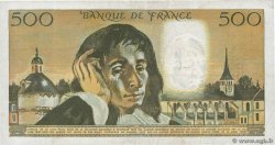 500 Francs PASCAL FRANCE  1968 F.71.01 VF