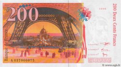 200 Francs EIFFEL Petit numéro FRANCE  1996 F.75.03A1 NEUF