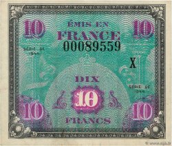 10 Francs DRAPEAU FRANCIA  1944 VF.18.02 EBC
