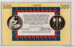 500 Francs BON DE SOLIDARITE FRANCE régionalisme et divers  1941 KL.11A2 SUP