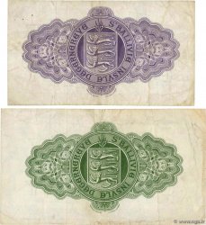 10 Shillings et 1 Pound Lot GUERNSEY  1966 P.42c et P.43c F