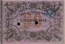 50 Lires Annulé ITALIA  1871 GME.0020 SC