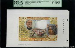 5000 Francs Épreuve MADAGASCAR  1950 P.049p NEUF