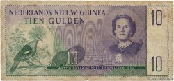 10 Gulden NETHERLANDS NEW GUINEA  1954 P.14a SGE