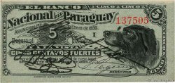 5 Centavos Fuertes PARAGUAY  1886 PS.141a SPL