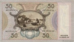 50 Gulden NETHERLANDS  1941 P.058 VF
