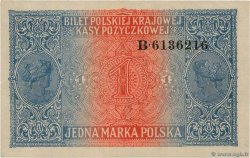 1 Marka POLAND  1917 P.008 AU