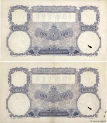 100 Lei Lot ROUMANIE  1917 P.021a pr.TTB