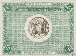 50 Centimes TUNISIA  1919 P.45a AU-