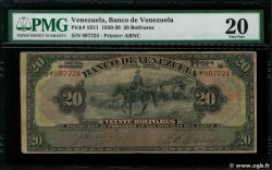 20 Bolivares VENEZUELA  1935 PS.311a F-