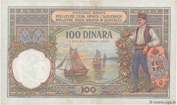 100 Dinara YUGOSLAVIA  1920 P.022 MBC