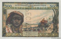 500 Francs Spécimen FRENCH WEST AFRICA  1957 P.47s q.FDC