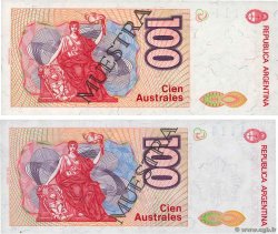 100 Australes Spécimen ARGENTINA  1985 P.327s UNC