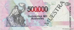 500000 Australes Spécimen ARGENTINE  1991 P.338s NEUF