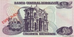 50 Bolivianos Spécimen BOLIVIA  1987 P.206s SC+