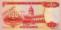 100 Bolivianos Spécimen BOLIVIEN  1987 P.207s fST+