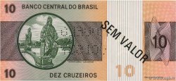 10 Cruzeiros Spécimen BRASILE  1970 P.193s q.FDC