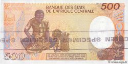 500 Francs Épreuve CAMERúN  1985 P.24e FDC