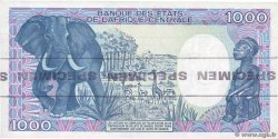 1000 Francs Épreuve CAMERúN  1985 P.25e FDC