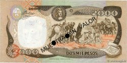 2000 Pesos Oro Spécimen COLOMBIA  1994 P.439bs q.FDC