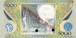 5000 Pesos Oro Spécimen COLOMBIA  1997 P.447cs UNC