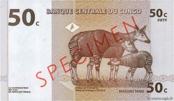 50 Centimes Spécimen CONGO (RÉPUBLIQUE)  1997 P.084As NEUF