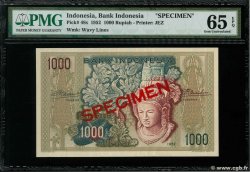 1000 Rupiah Spécimen INDONÉSIE  1952 P.048s NEUF