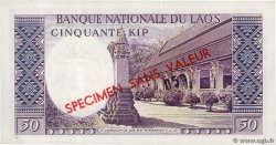 50 Kip Spécimen LAOS  1963 P.12s1 pr.NEUF