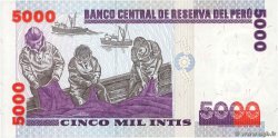 5000 Intis Spécimen PERU  1988 P.138s UNC