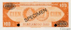 100 Pesos Oro Spécimen RÉPUBLIQUE DOMINICAINE  1976 P.113s3 NEUF
