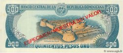 500 Pesos Oro Spécimen RÉPUBLIQUE DOMINICAINE  1988 P.129s UNC