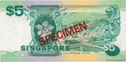5 Dollars Spécimen SINGAPUR  1989 P.19s SC+
