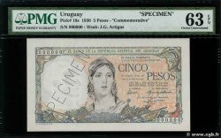 5 Pesos Spécimen URUGUAY  1930 P.018s pr.NEUF