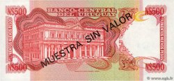 500 Nuevos Pesos Spécimen URUGUAY  1991 P.063As UNC-