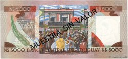 5000 Nuevos Pesos Spécimen URUGUAY  1983 P.065s UNC-
