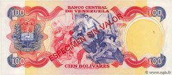 100 Bolivares Spécimen VENEZUELA  1980 P.059s NEUF